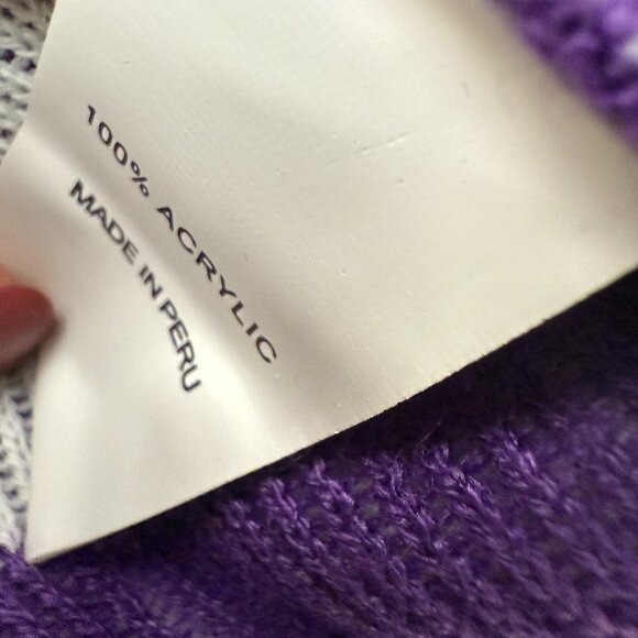 K State Emerson Street Clothing Co. Purple & White Aztec Size Large - Picture 6 of 8